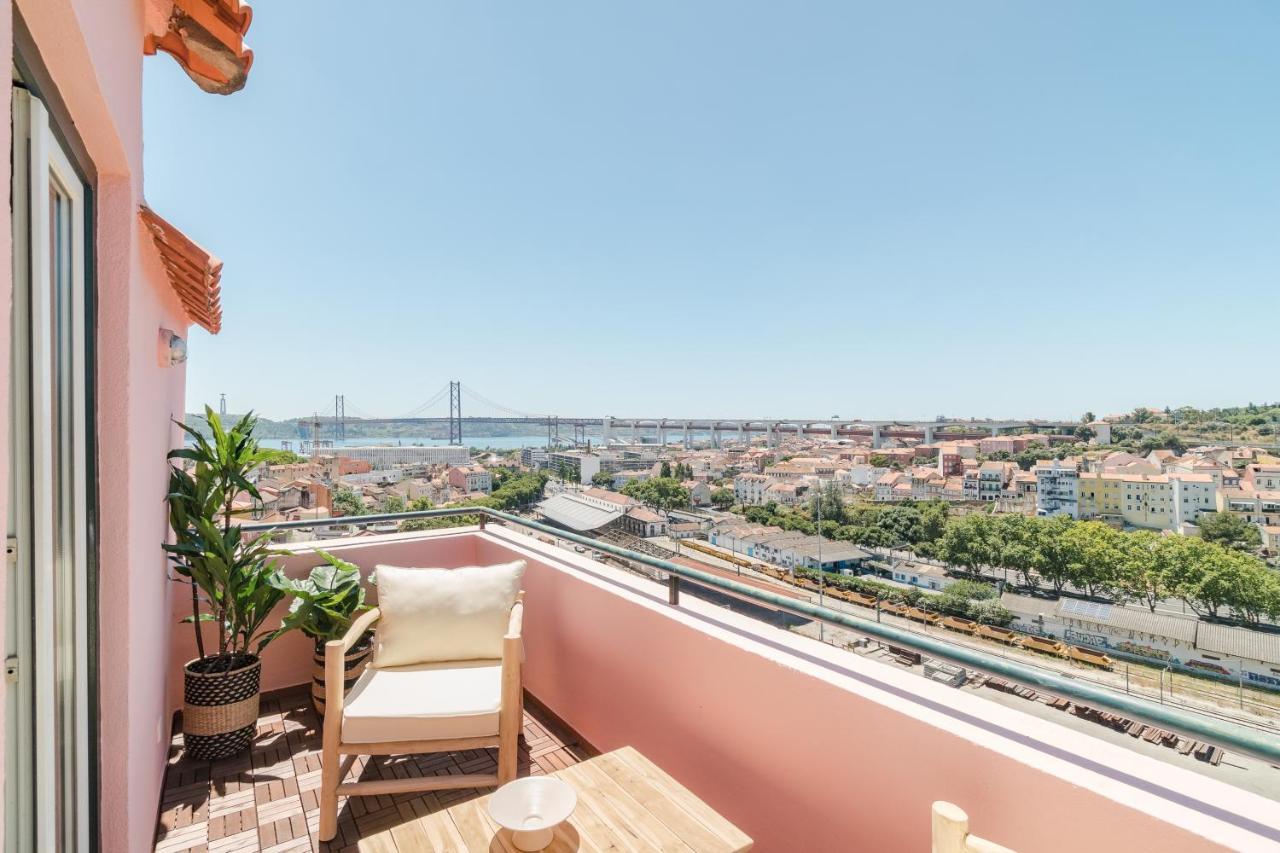 Casa Boma Lisboa - Unique Apartment With Private Balcony And Panoramic Bridge View - Alcantara IV Exterior foto